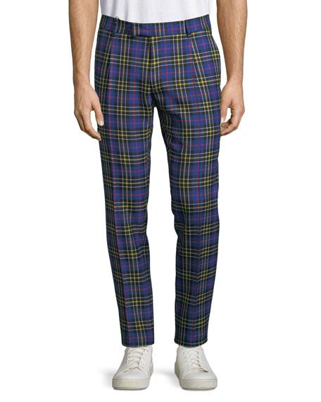 burberry tartan trousers mens|Burberry Pants for Men .